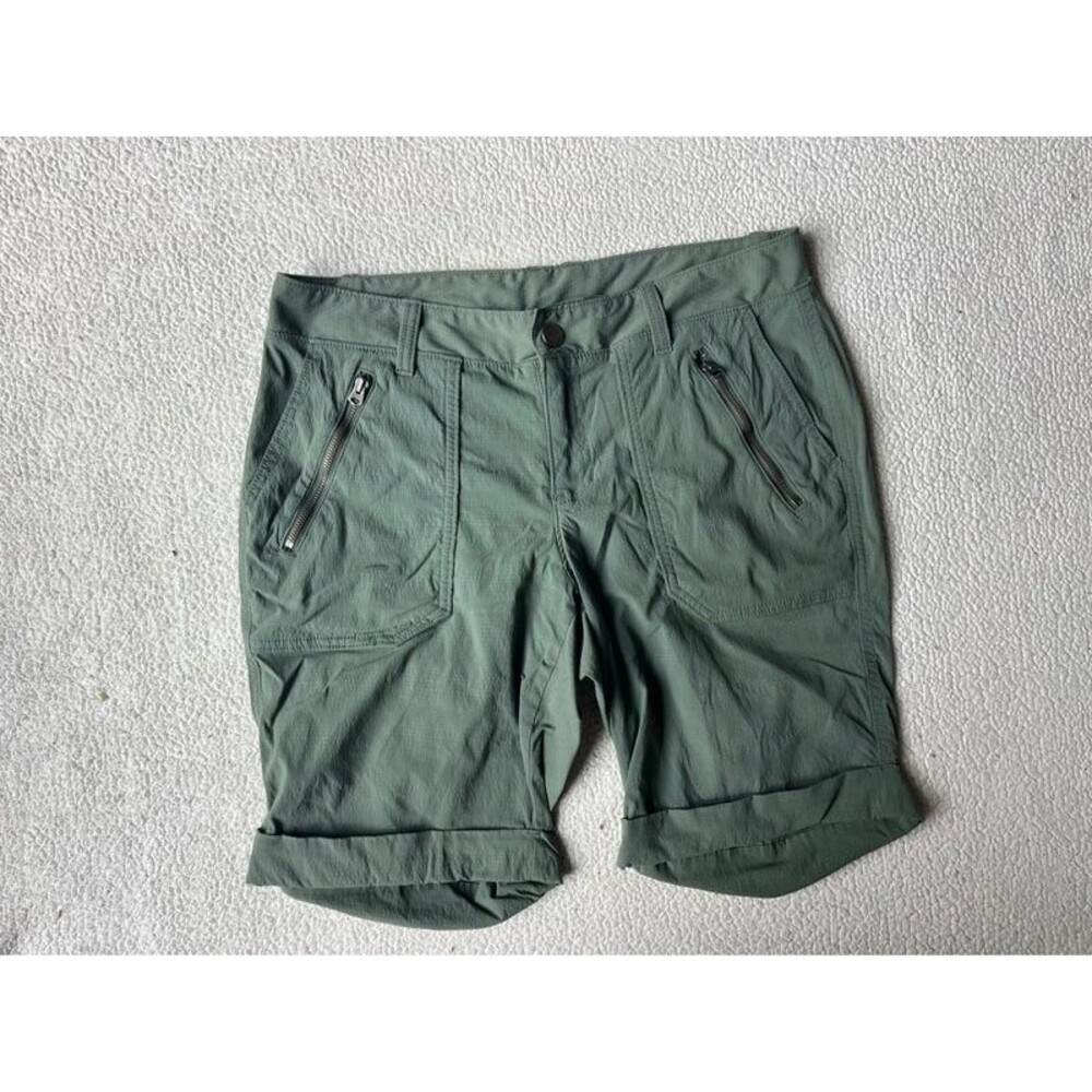Athleta Trekkie Shorts Green Womens 8